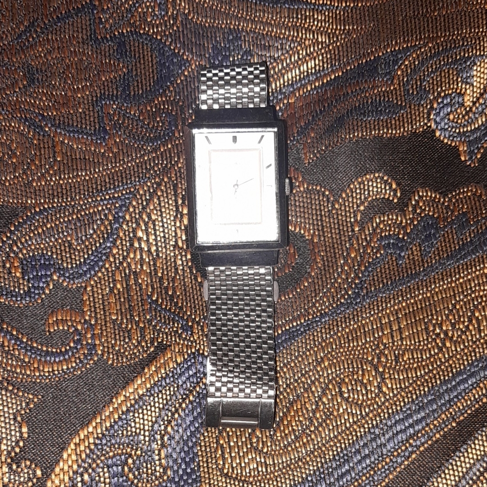 Kenneth Cole Silver Rectangular Watch - image 1